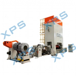 Circular sheet automatic production line, blanking die